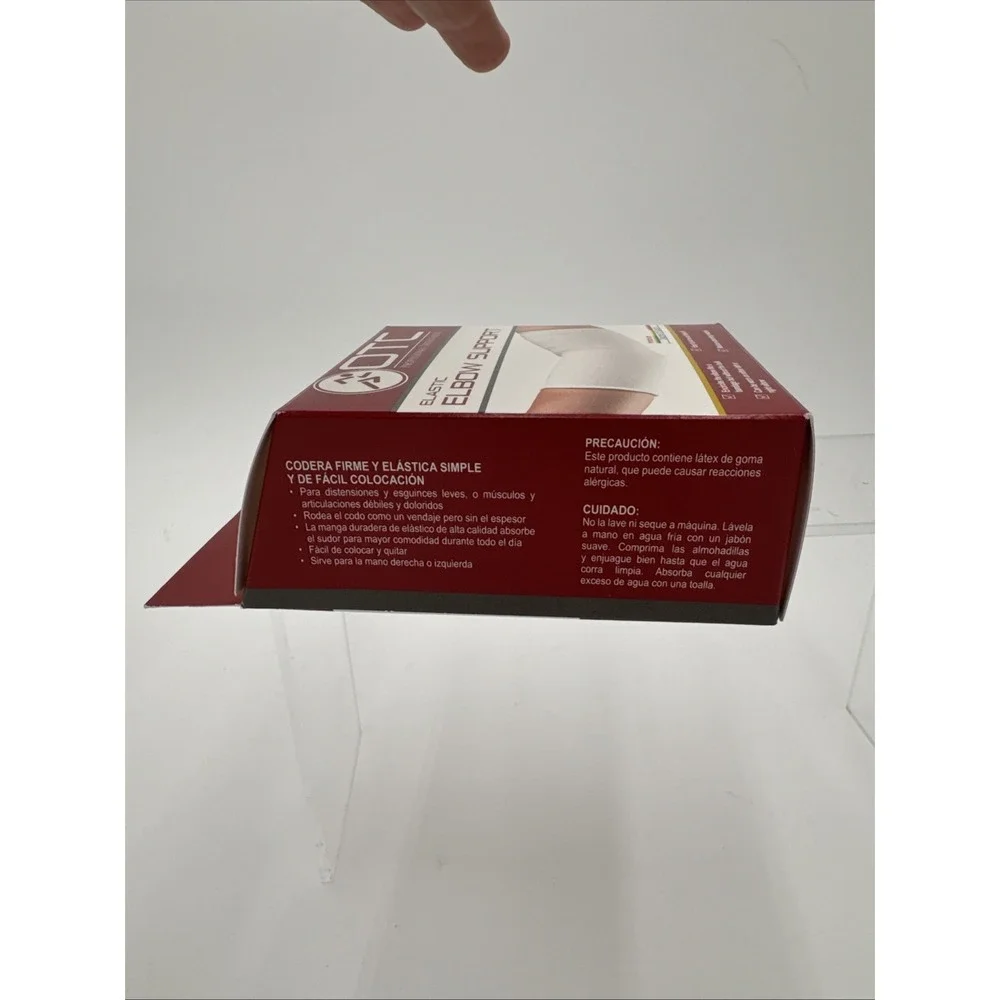 OTC ELBOW SUPPORT SLEEVE WHITE UNIVERSAL SIZE‎ NEW IN PACKAGE TENNIS ELBOW BRACE